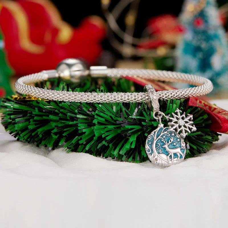 (imagem para) Pingente de Alce Estilo Pandora que Brilha no Escuro - SCC2661 - Visualizar 3