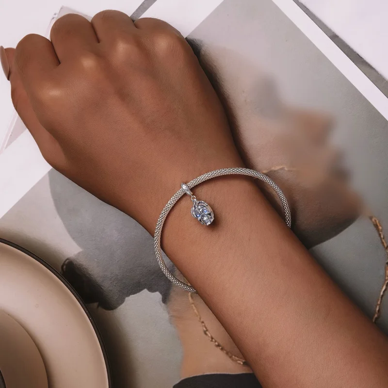 (imagem para) Pingente de Caveira de Halloween Estilo Pandora - SCC2606 - Visualizar 5