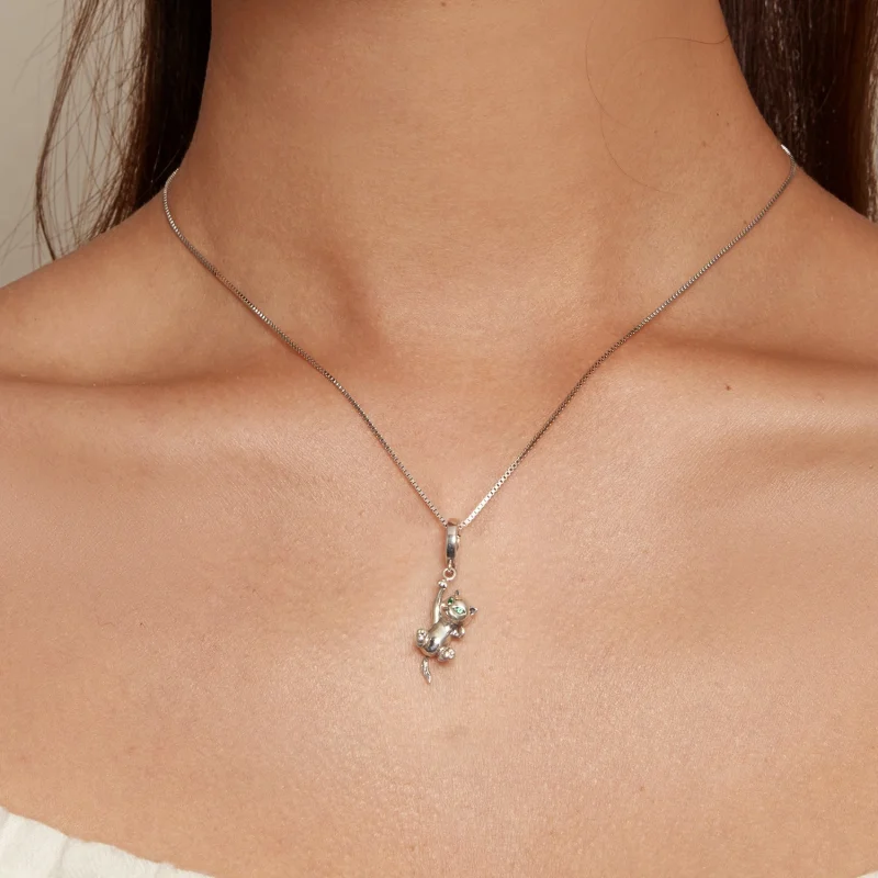 (imagem para) Pingente de Gato Estilo Pandora - SCC2572 - Visualizar 6