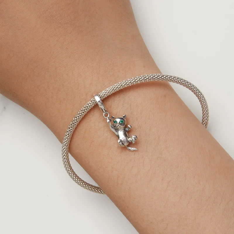 (imagem para) Pingente de Gato Estilo Pandora - SCC2572 - Visualizar 8