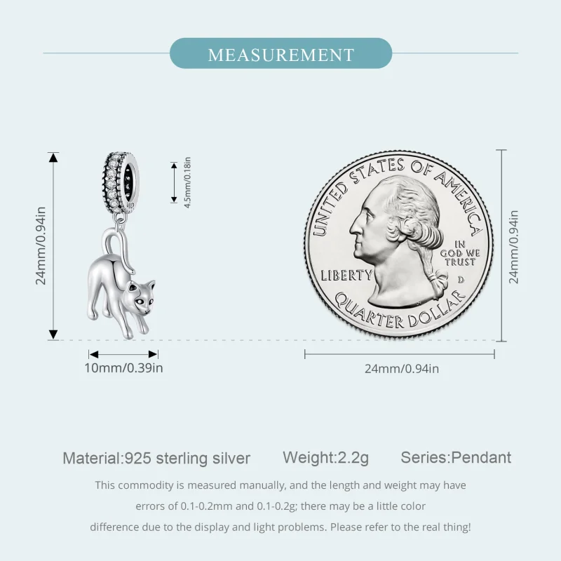 (imagem para) Pingente de Gato Estilo Pandora - SCC2595 - Visualizar 5