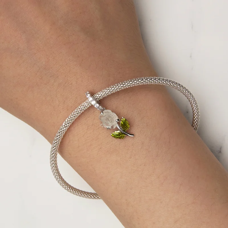 (imagem para) Pingente de Rosa de Cristal Estilo Pandora - BSC824-BU - Visualizar 10