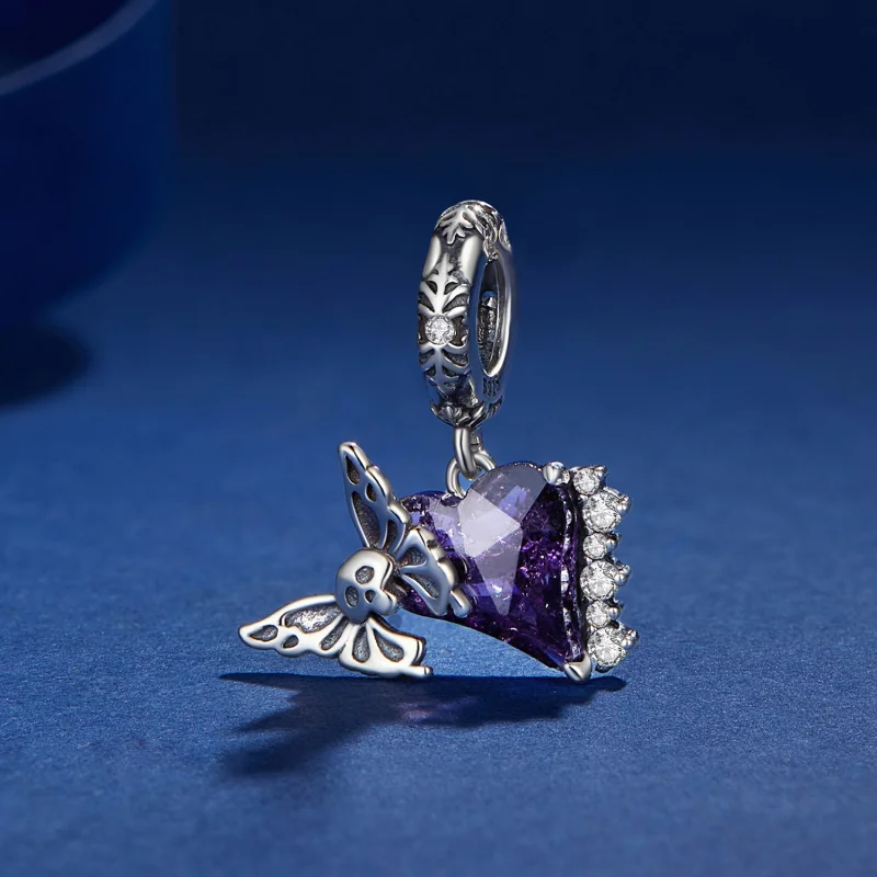 (imagem para) Pingente de Silicone Borboleta e Caveira Estilo Pandora - BSC912 - Visualizar 2