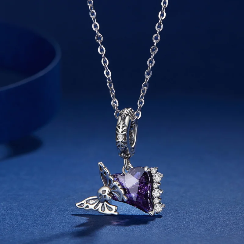 (imagem para) Pingente de Silicone Borboleta e Caveira Estilo Pandora - BSC912 - Visualizar 3