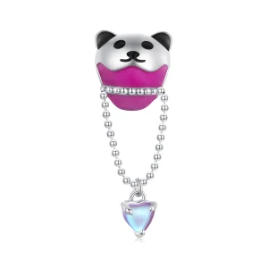 (imagem para) Pingente de Urso com Balão de Ar Quente Estilo Pandora - SCC2550