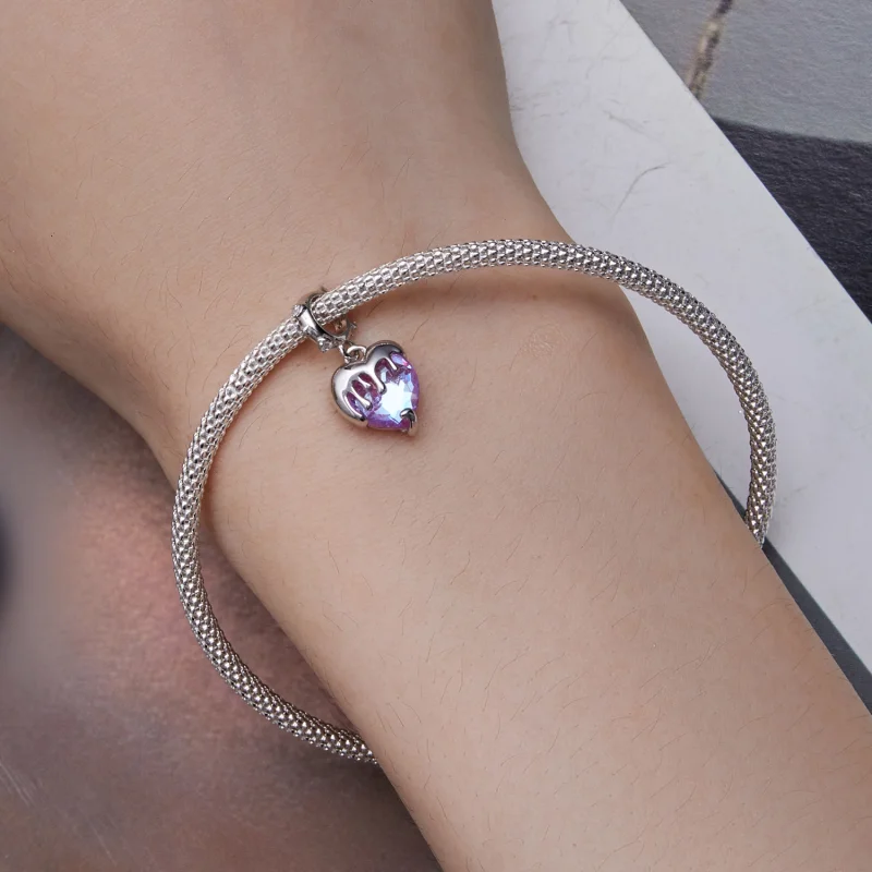 (imagem para) Pingente Estilo Pandora Coração da Garota Derretido - SCC2471 - Visualizar 4