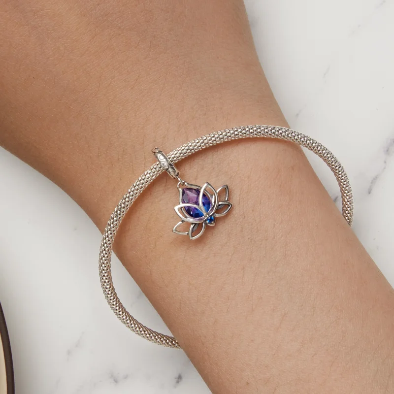 (imagem para) Pingente Estilo Pandora Lótus Pendente - SCC2562 - Visualizar 7