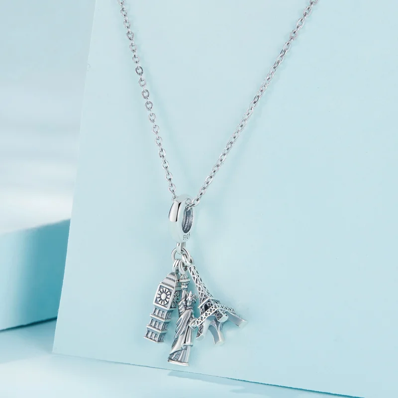 (imagem para) Pingente Estilo Pandora Viagem Global - SCC2483 - Visualizar 2