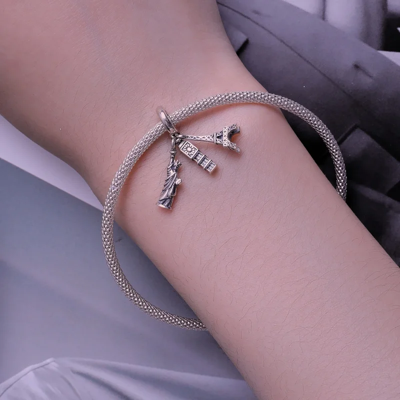 (imagem para) Pingente Estilo Pandora Viagem Global - SCC2483 - Visualizar 5