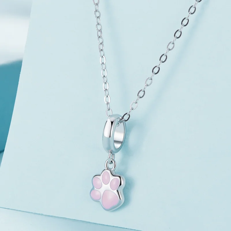 (imagem para) Pingente Mini Garra de Gato Branco Estilo Pandora - SCC2476-A - Visualizar 2