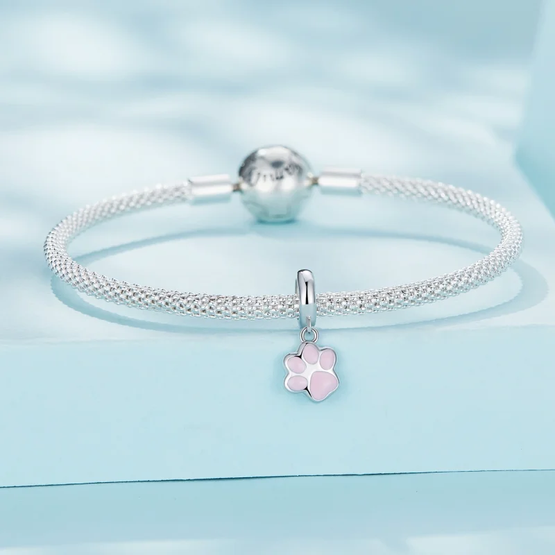 (imagem para) Pingente Mini Garra de Gato Branco Estilo Pandora - SCC2476-A - Visualizar 3