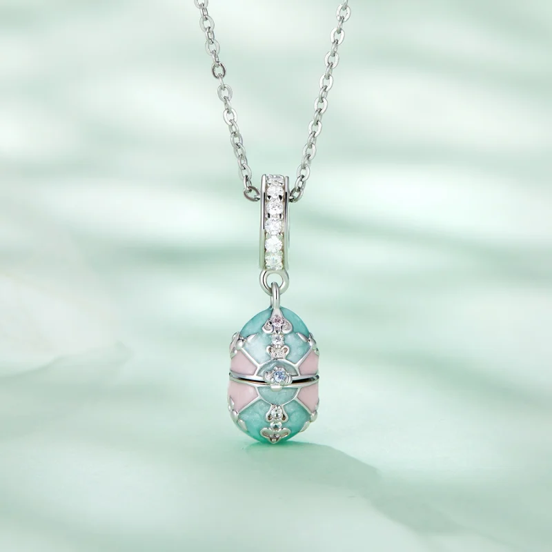 (imagem para) Pingente Ovo de Páscoa Estilo Pandora - BSC779 - Visualizar 2
