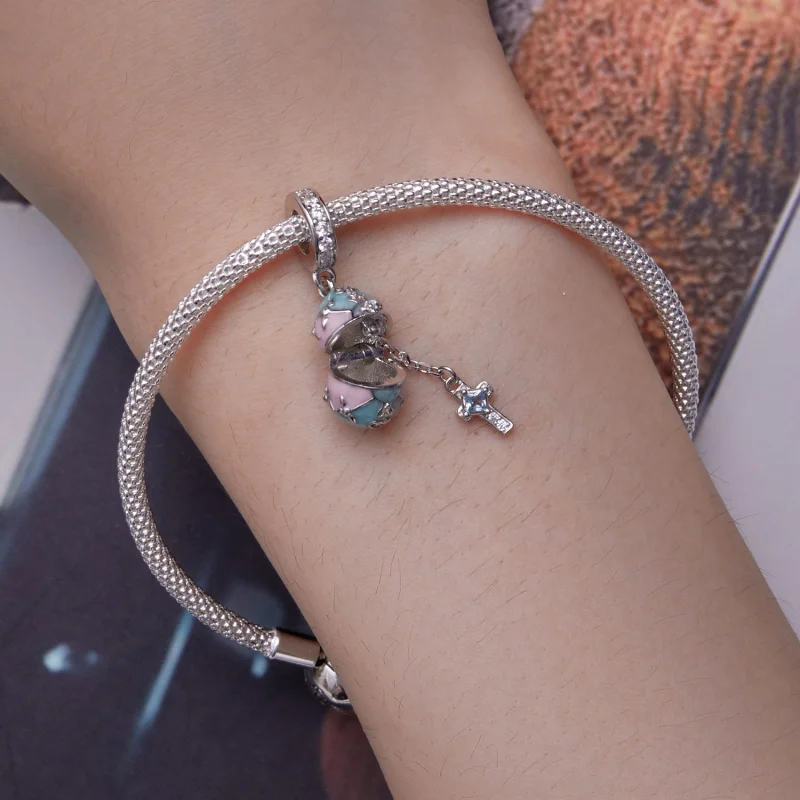 (imagem para) Pingente Ovo de Páscoa Estilo Pandora - BSC779 - Visualizar 7