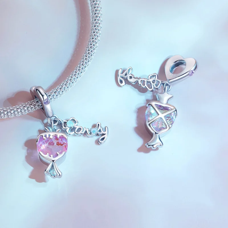 (imagem para) Pingente Pandora Estilo Doce Rosa - SCC2640 - Visualizar 3