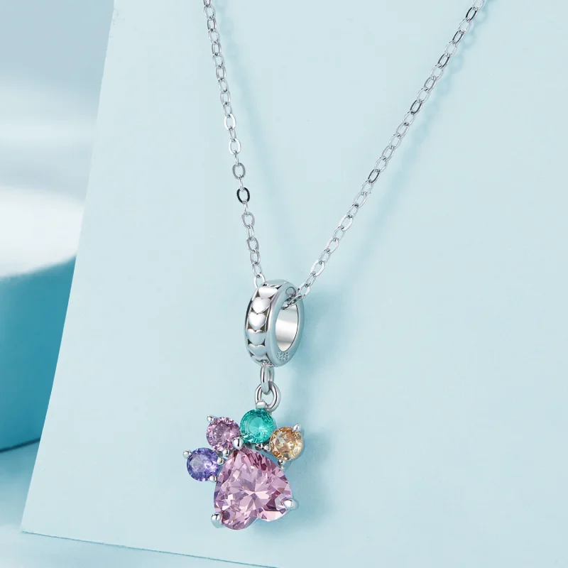 (imagem para) Pingente Pandora Estilo Garra Colorida Fofa - SCC2478 - Visualizar 2