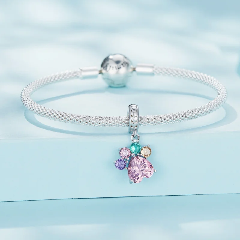 (imagem para) Pingente Pandora Estilo Garra Colorida Fofa - SCC2478 - Visualizar 3