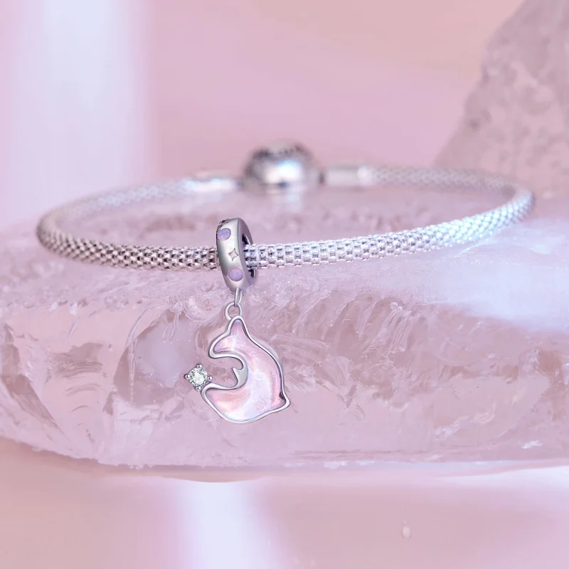 (imagem para) Pingente Pandora Estilo Golfinho Rosa - SCC2639 - Visualizar 3