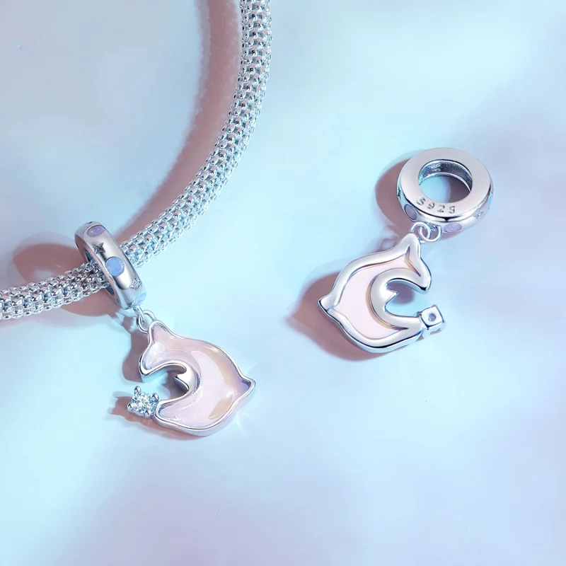 (imagem para) Pingente Pandora Estilo Golfinho Rosa - SCC2639 - Visualizar 4