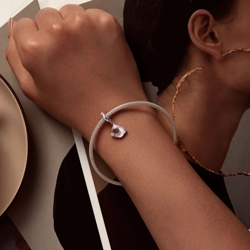 (imagem para) Pingente Pandora Estilo Golfinho Rosa - SCC2639 - Visualizar 5