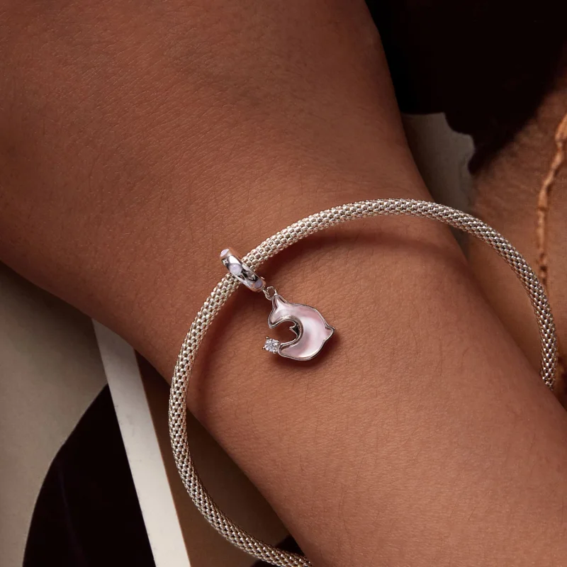 (imagem para) Pingente Pandora Estilo Golfinho Rosa - SCC2639 - Visualizar 6