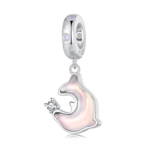 (imagem para) Pingente Pandora Estilo Golfinho Rosa - SCC2639