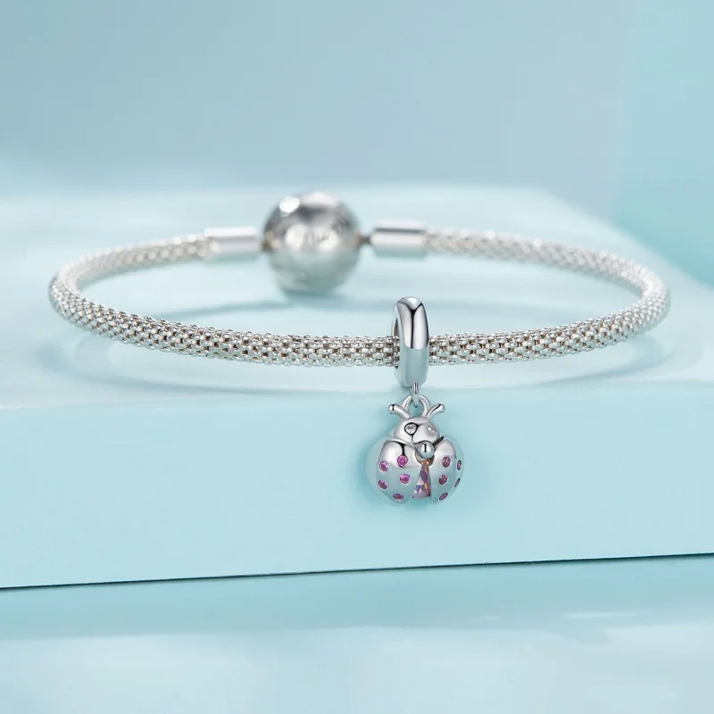 (imagem para) Pingente Pandora Estilo Joaninha da Sorte - SCC2613 - Visualizar 3