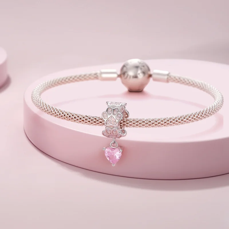 (imagem para) Pingente Pandora Estilo Pegada de Pata - SCC2577 - Visualizar 5