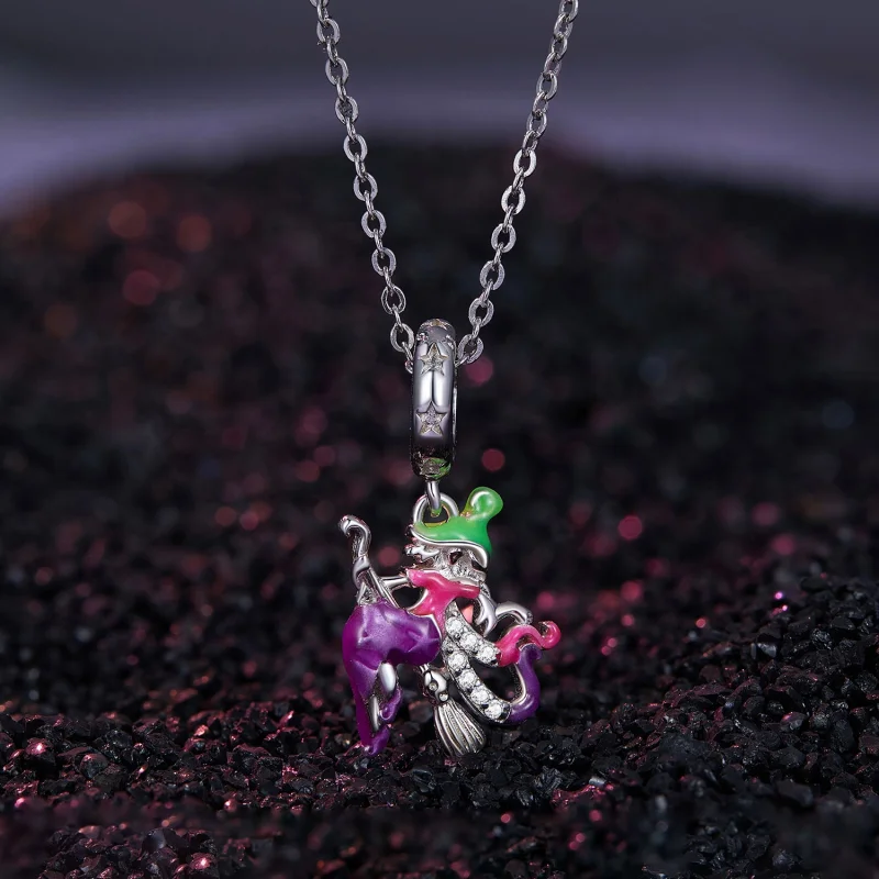 (imagem para) Pingente Pandora Style Bruxa Fosforescente - SCC2608 - Visualizar 2