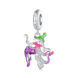 (imagem para) Pingente Pandora Style Bruxa Fosforescente - SCC2608