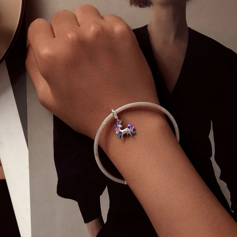 (imagem para) Pingente Pandora Style Unicórnio - SCC2621 - Visualizar 5