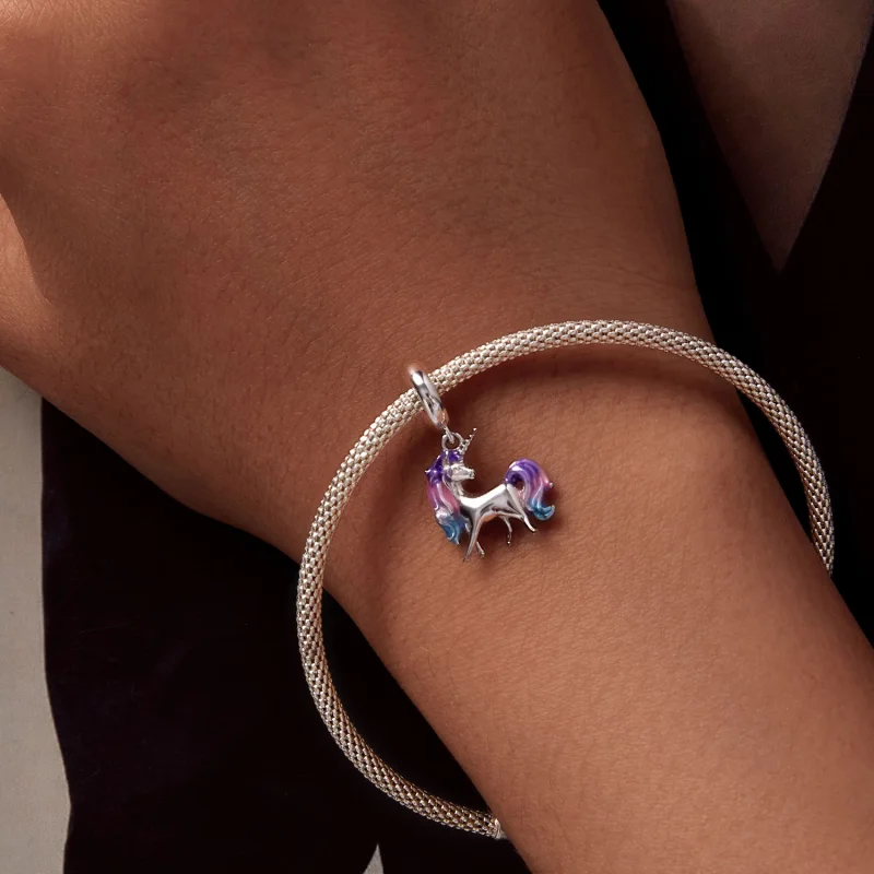 (imagem para) Pingente Pandora Style Unicórnio - SCC2621 - Visualizar 6