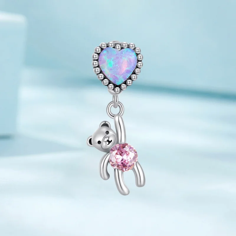 (imagem para) Urso Pingente Estilo Pandora - SCC2591 - Visualizar 2