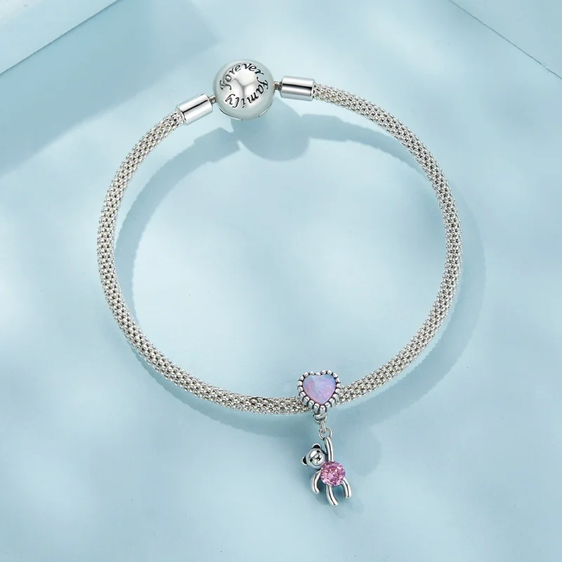 (imagem para) Urso Pingente Estilo Pandora - SCC2591 - Visualizar 6