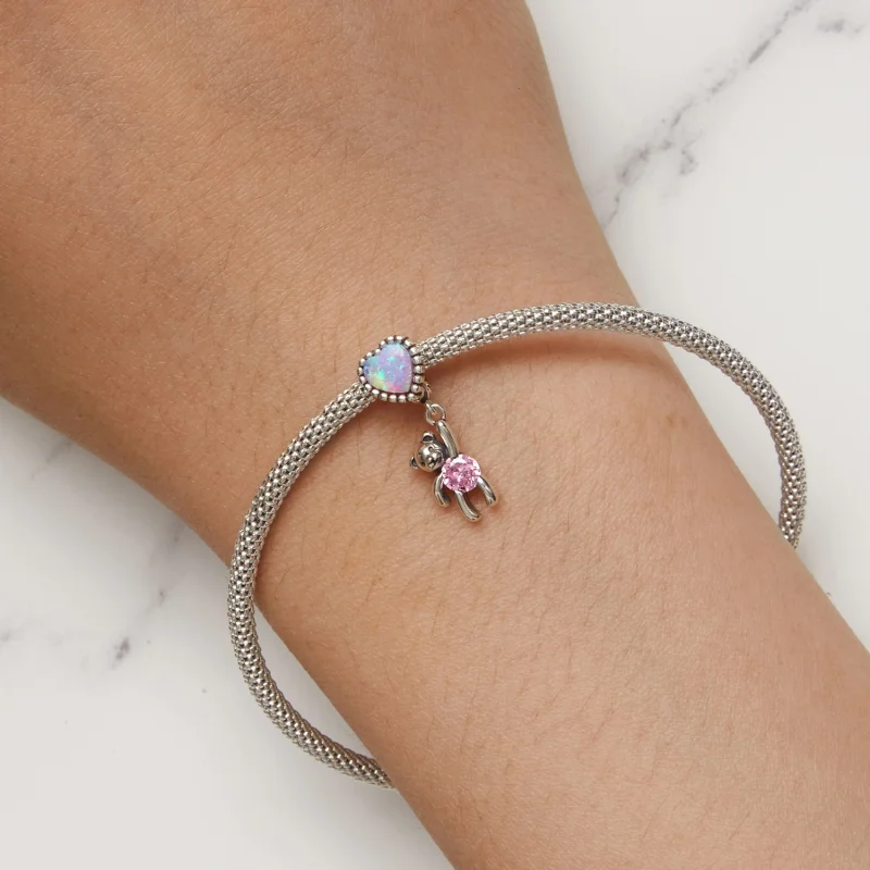 (imagem para) Urso Pingente Estilo Pandora - SCC2591 - Visualizar 8