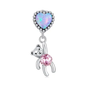 Urso Pingente Estilo Pandora - SCC2591 (imagem para) Urso Pingente Estilo Pandora - SCC2591