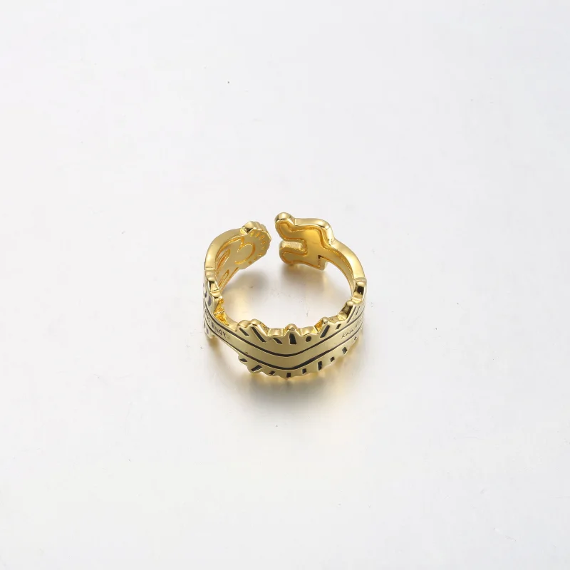 (imagem para) Anel Aberto Figura Ondulada Keith Haring™ x Pandora - 162226C01 - Visualizar 5