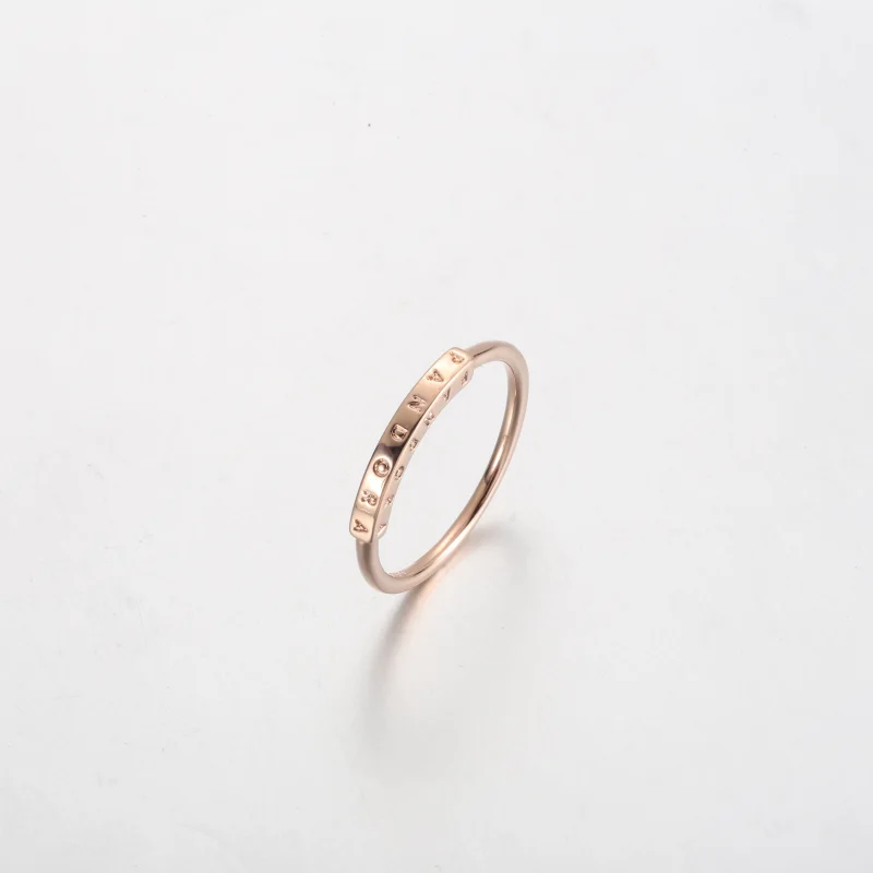 (imagem para) Anel I-D Pavé Signature Pandora - 182283C01 - Visualizar 2