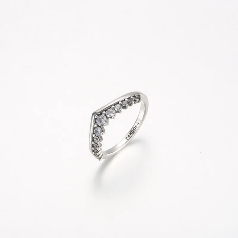 (imagem para) Anel Pandora Timeless Wish com Pavê Flutuante - 192320C01 - Visualizar 2