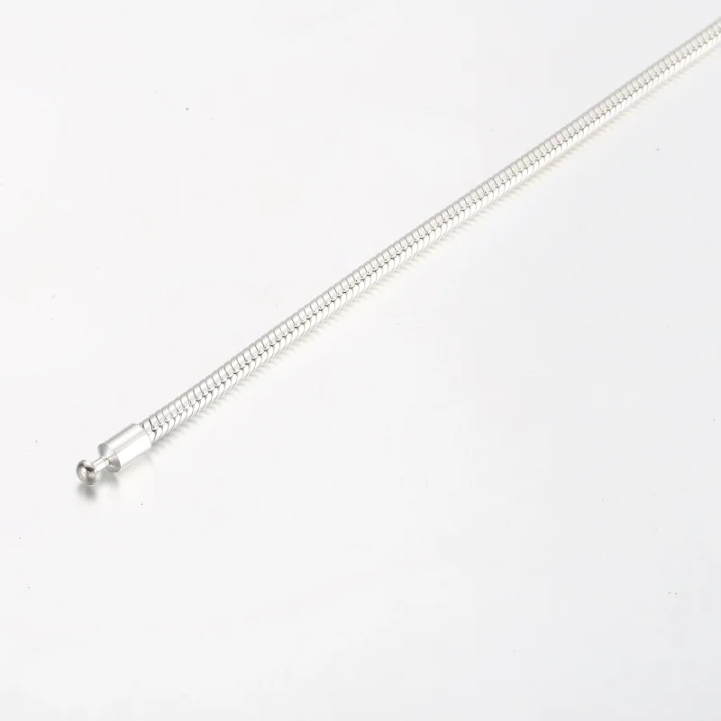 (imagem para) Bracelete de corrente cobra em prata esterlina com fivela de nó do amor - 592422 - Visualizar 5