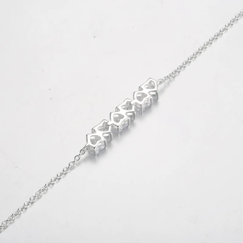 (imagem para) Bracelete Pandora de Corações Infinitos Cintilantes - 591162C01 - Visualizar 6