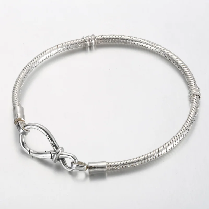 (imagem para) Bracelete Pandora Moments Cobra com Nó Infinito - 590792C00 - Visualizar 2