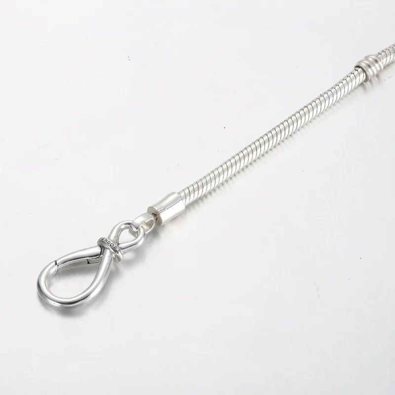(imagem para) Bracelete Pandora Moments Cobra com Nó Infinito - 590792C00 - Visualizar 5