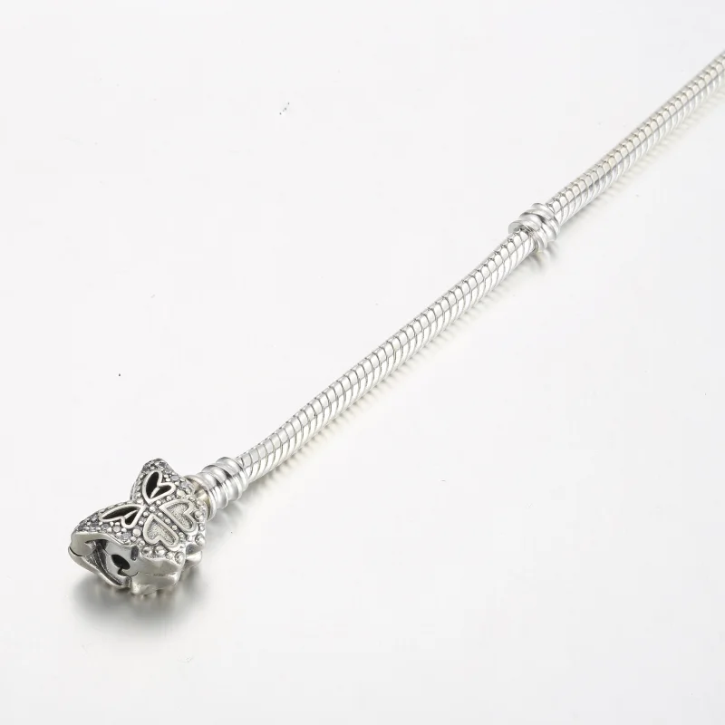 (imagem para) Bracelete Pandora Moments de Cobra com Fecho Borboleta - 590782C01 - Visualizar 4