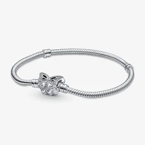 (imagem para) Bracelete Pandora Moments de Cobra com Fecho Borboleta - 590782C01