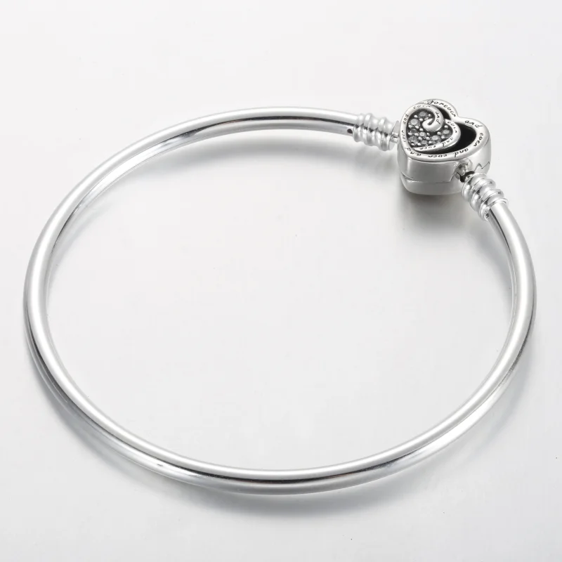 (imagem para) Bracelete Pandora Moments Entrelaçado com Fecho de Corações Infinitos - 591064C0 - Visualizar 2
