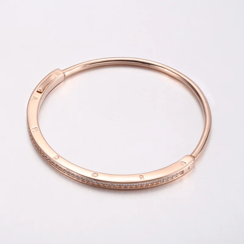 (imagem para) Bracelete Pandora Signature I-D Pavê - 582313C01 - Visualizar 2