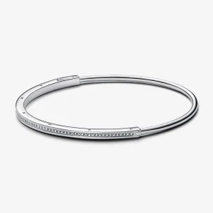 (imagem para) Bracelete Pandora Signature I-D Pavé - 592313C01