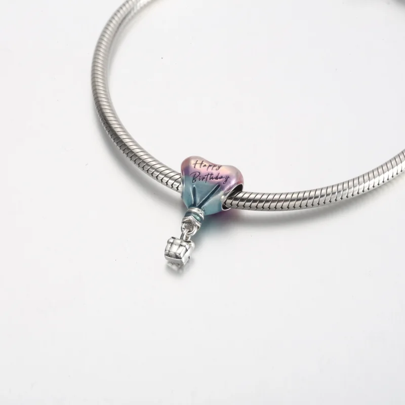 (imagem para) Charm Balão de Ar Quente de Feliz Aniversário Pandora - 791501C01 - Visualizar 4