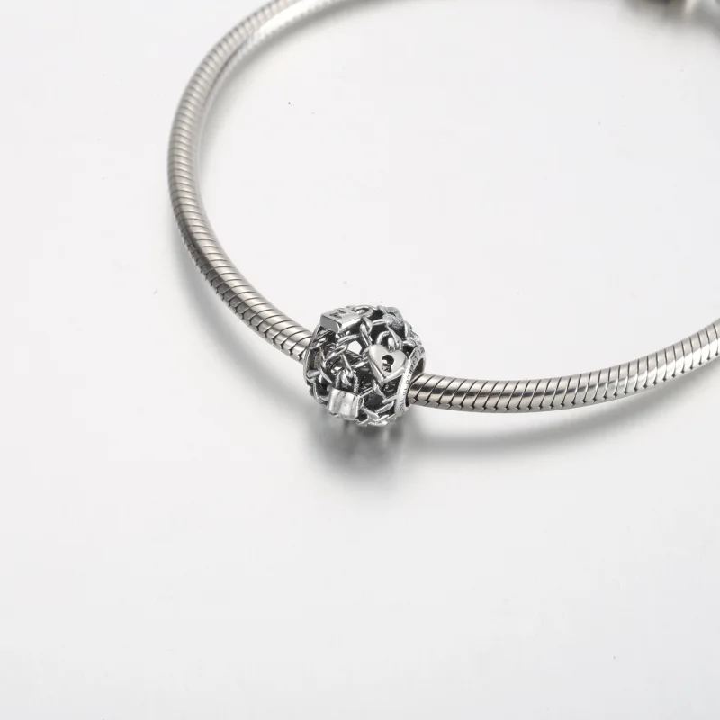(imagem para) Charm Cadeado com Elos de Corrente Vazada Pandora - 790071C00 - Visualizar 5