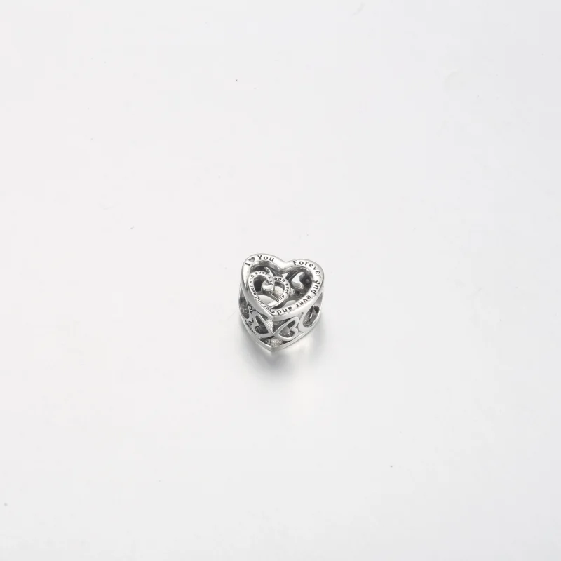 (imagem para) Charm Corações Infinitos Entrelaçados Pandora - 790800C00 - Visualizar 3